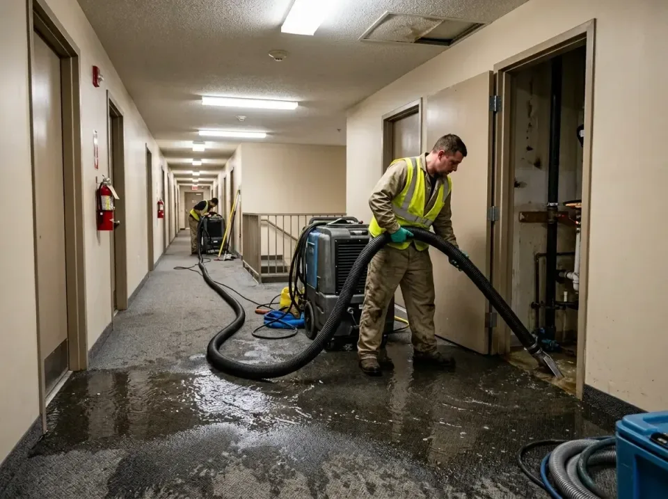 multi-unit-apartment-hallway-f-005 — frequently asked questions, Emergency Burst Pipe Water Extraction & Removal in Fort Smi…
